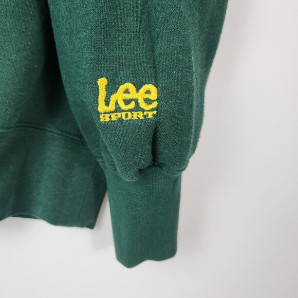 VTG 90s Green Bay Packers Sweater Men L Green Embroidered NFL Retro Colorblock - Picture 7 of 12